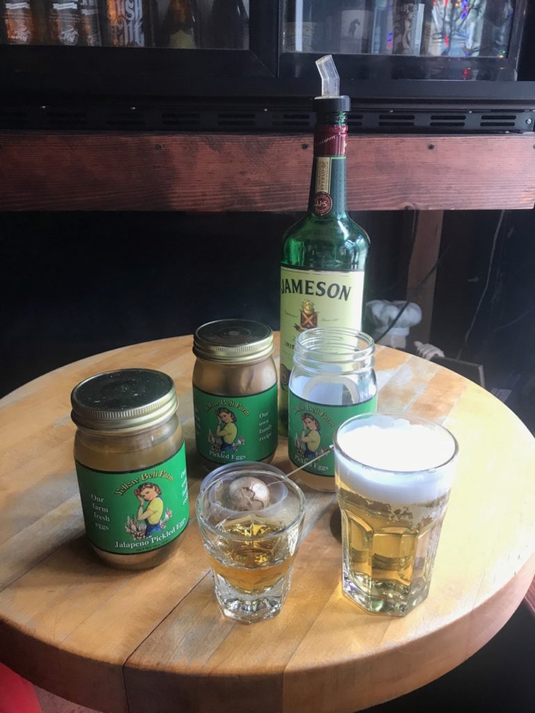 Pickled Eggs with Jameson Whisky